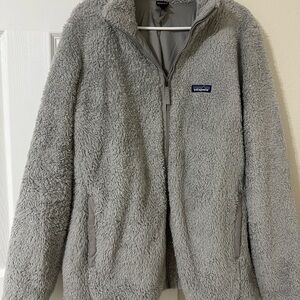 Patagonia Gray Fleece Zip-Up Jacket
